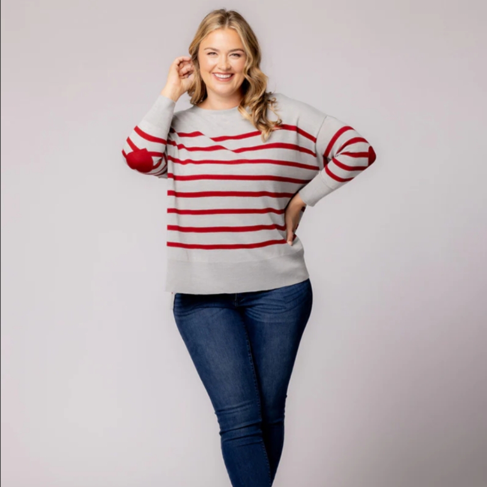 MERSEA Amour Boxy Striped Sweater